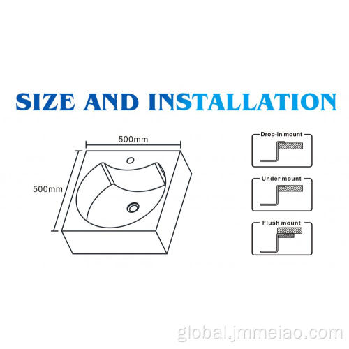 Bathroom Sink Modern Stainless Steel Bathroom Sink Wash Basin Manufactory